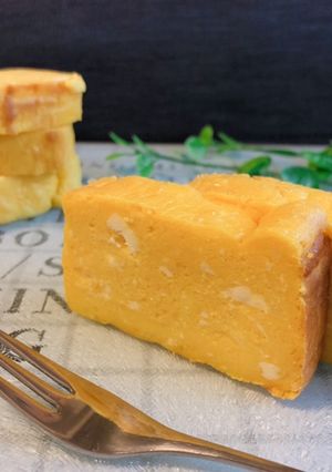 *米粉のかぼちゃチーズケーキ*-レシピのメイン写真