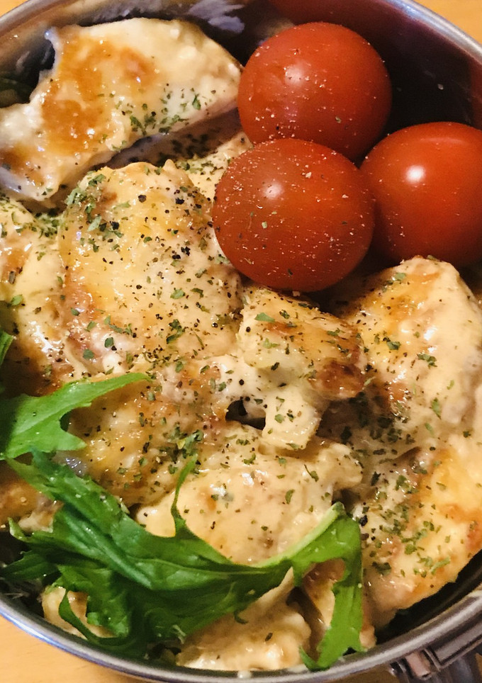 丼弁当●焼いてマヨドレとからめる鶏マヨ丼-レシピのメイン写真
