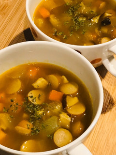 メインにも脇役にもなれる!カレースープ♪-レシピのメイン写真