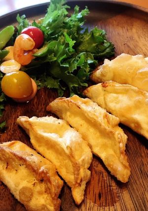 ポテトサラダとチーズの揚げ餃子-レシピのメイン写真