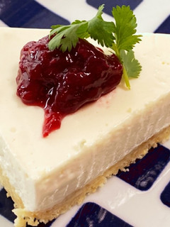 ヨーグルトでさっぱりレアチーズケーキ-レシピのメイン写真