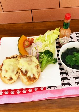簡単♪ミートソースでピザトースト♡-レシピのメイン写真