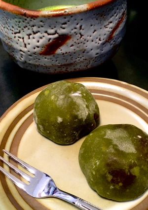 しっかり弾力☆抹茶餅大福-レシピのメイン写真