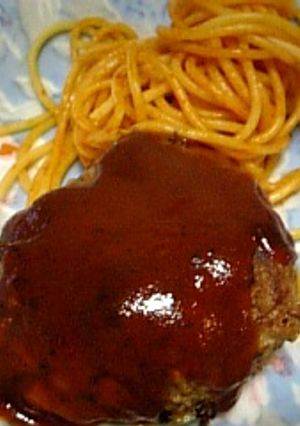 ハンバーグ☆ちょい甘ソースかけ-レシピのメイン写真