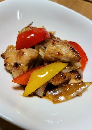 鶏肉とパプリカの甘酢あん　作り置き冷凍可-レシピのメイン写真