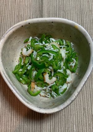 簡単うまうま!ピーマンとじゃこの炒めもの-レシピのメイン写真