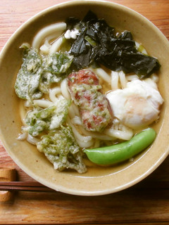 季節のお好み天ぷらうどん♪-レシピのメイン写真