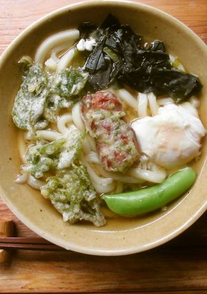 季節のお好み天ぷらうどん♪-レシピのメイン写真