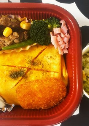 オムライス弁当　-レシピのメイン写真