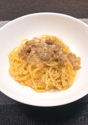 卵1個&豚肉で簡単本格カルボナーラ-レシピのメイン写真