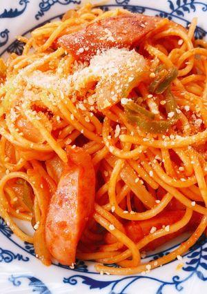 簡単すぎる♡しっかり味の喫茶店ナポリタン-レシピのメイン写真