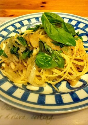 アンチョビと菜の花パスタ-レシピのメイン写真
