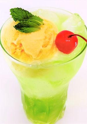 大人のメロンソーダ-レシピのメイン写真