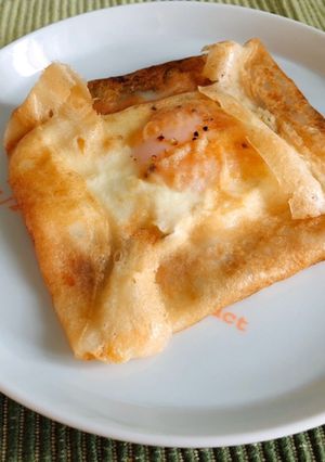 カフェ風ご飯　ホケミdeガレット-レシピのメイン写真