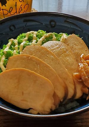 マヨしゅるしゅる☆鶏チャーシュー丼-レシピのメイン写真