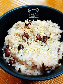 餅米100% 炊飯ジャーでモチモチお赤飯-レシピのメイン写真