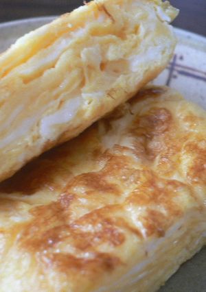 お一人様用～卵一個で～お弁当の厚焼き卵-レシピのメイン写真