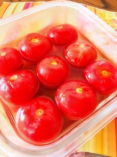 簡単 トマトの甘酢漬け-レシピのメイン写真