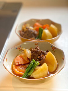 簡単!少量で作る 肉じゃが-レシピのメイン写真