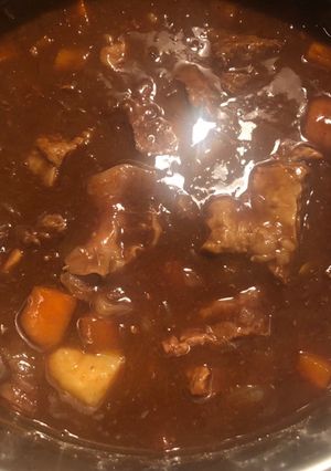 業務シチューで作る牛すじビーフシチュー-レシピのメイン写真