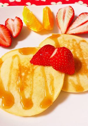 簡単パンケーキ-レシピのメイン写真