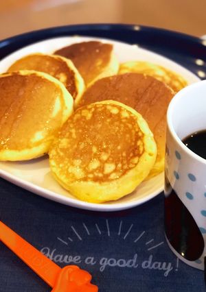 糖質ダウン失敗しないふわふわホットケーキ-レシピのメイン写真
