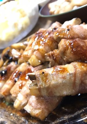 菊芋の肉巻き　　スーパーフード-レシピのメイン写真