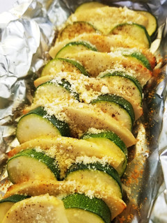 筍とズッキーニのホイルはさみ焼き☆BBQ-レシピのメイン写真