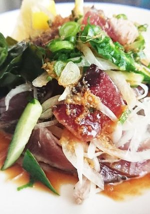 鰹のたたきリメイクサラダ-レシピのメイン写真