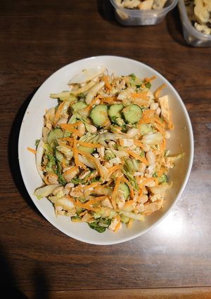 青じその根菜サラダ-レシピのメイン写真