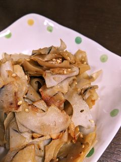 れんこんの甘辛炒め★-レシピのメイン写真