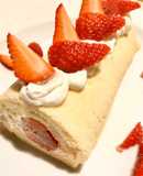 バター不使用！簡単ふわふわ♡ロールケーキ