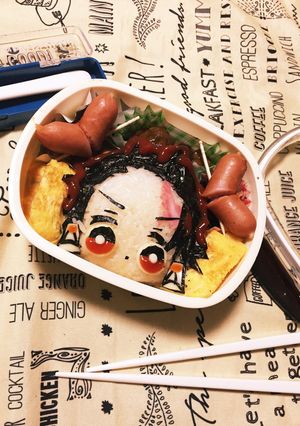 可愛い炭治郎弁当♪＊キャラ弁＊鬼滅の刃☆-レシピのメイン写真