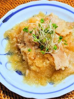 豚肉のおろしポン酢炒め-レシピのメイン写真