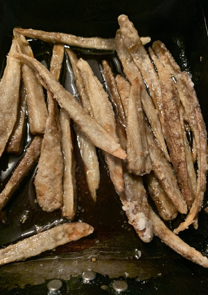 黄金つまみ！めちゃ簡単ゴボウの揚げ煮-レシピのメイン写真