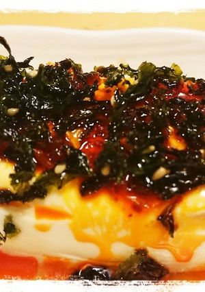 食べるラー油&韓国海苔フレーク冷奴-レシピのメイン写真