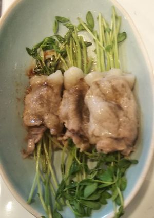 豚ロースの豆苗巻き-レシピのメイン写真