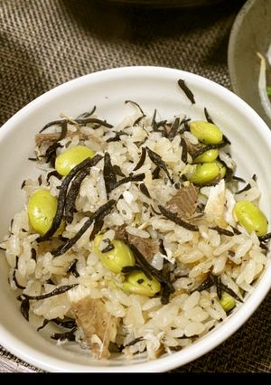 イワシとひじき豆飯-レシピのメイン写真