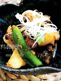 鯖の味噌煮缶と野菜のピリ辛サラダ♪♪-レシピのメイン写真