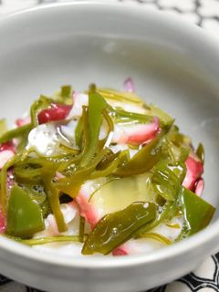 めかぶとタコの酢の物-レシピのメイン写真