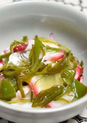 めかぶとタコの酢の物-レシピのメイン写真