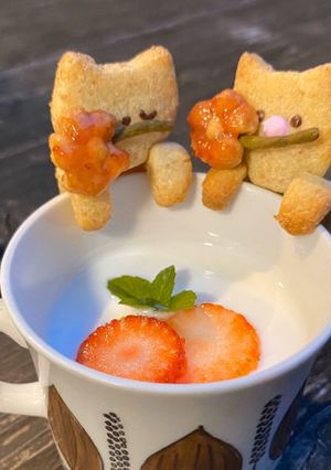 母の日に！カーネーションの動物クッキー-レシピのメイン写真