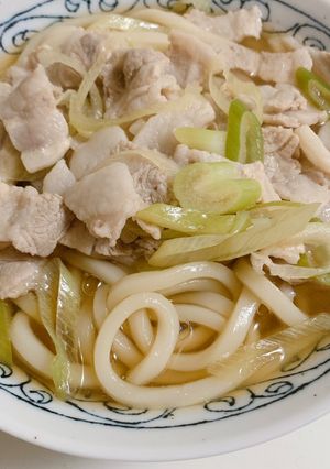 簡単！肉うどん-レシピのメイン写真