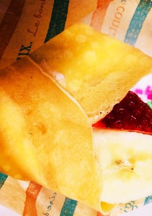 子どもと作る簡単♡もちもちクレープ-レシピのメイン写真