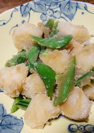じゃがいもとスナップえんどうの甘煮-レシピのメイン写真