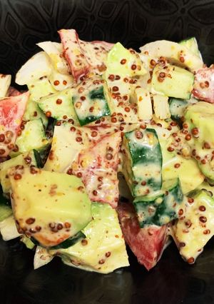アボカドトマト胡瓜のサラダ-レシピのメイン写真