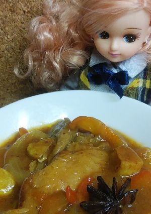 リカちゃん♡八角入りオリエンタル？カレー-レシピのメイン写真