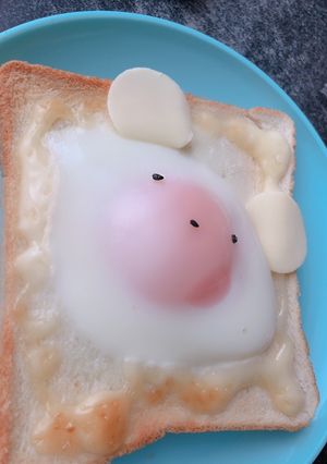 くまさんトースト-レシピのメイン写真