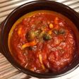 トマトソース煮込みハンバーグ