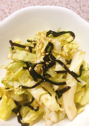 ズボラさんの塩昆布キャベツ-レシピのメイン写真